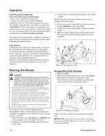 Preview for 12 page of Snapper 7800829 Operator'S Manual