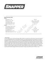 Preview for 26 page of Snapper 7800829 Operator'S Manual