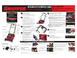 Preview for 2 page of Snapper 7800837 Quick Start Manual