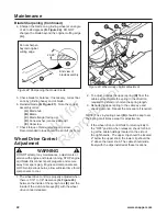 Предварительный просмотр 22 страницы Snapper 7800946-02 Operator'S Manual