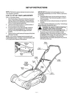 Preview for 4 page of Snapper BP1800 Safety Instructions & Operator'S Manual