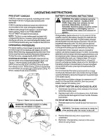 Preview for 5 page of Snapper BP1800 Safety Instructions & Operator'S Manual