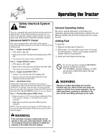 Preview for 14 page of Snapper Broadmoor 1600 series Operator'S Manual