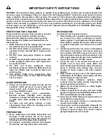 Preview for 2 page of Snapper CP214017R2 Safety Instructions & Operator'S Manual