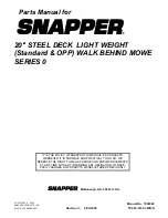 Preview for 26 page of Snapper D20380 Parts Manual