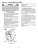 Preview for 22 page of Snapper E281320BE, E331520KVE Safety Instructions & Operator'S Manual