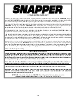 Preview for 34 page of Snapper E281320BE, E331520KVE Safety Instructions & Operator'S Manual