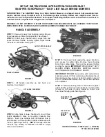 Snapper EASY LINE 21 Series Set-Up Instructions & Pre-Operation Checklist Manual preview