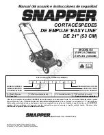 Preview for 101 page of Snapper Easy Line ESPV21 Safety Instructions & Operator'S Manual