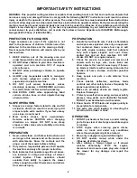 Preview for 2 page of Snapper EFRP216012TV Safety Instructions & Operator'S Manual