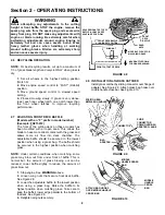 Preview for 8 page of Snapper EFRP216012TV Safety Instructions & Operator'S Manual