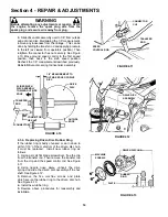 Preview for 14 page of Snapper EFRP216012TV Safety Instructions & Operator'S Manual