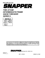 Preview for 24 page of Snapper EI5223 Parts Manual