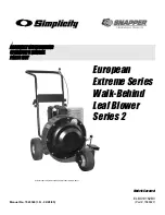 Preview for 1 page of Snapper ELBX10152BV Operator'S Manual