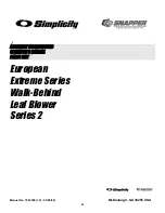 Preview for 20 page of Snapper ELBX10152BV Operator'S Manual