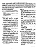 Preview for 2 page of Snapper ELP21600E Safety Instructions & Operator'S Manual