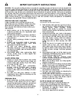 Preview for 2 page of Snapper ELP21703BV (7800047) Safety Instructions & Operator'S Manual