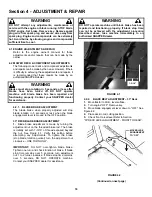 Предварительный просмотр 18 страницы Snapper ELT145H33FBV Safety Instructions & Operator'S Manual