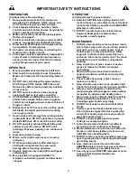 Предварительный просмотр 3 страницы Snapper ELT145H33GBV Safety Instructions & Operator'S Manual