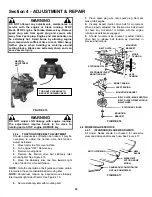 Предварительный просмотр 24 страницы Snapper ELT145H33GBV Safety Instructions & Operator'S Manual