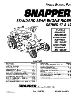 Snapper EM250819BE, EM281019BE Parts Manual предпросмотр