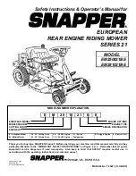 Snapper EM250821BE, EM281021BE Safety Instructions & Operator'S Manual preview