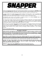 Preview for 22 page of Snapper EMRP216017B Safety Instructions & Operator'S Manual