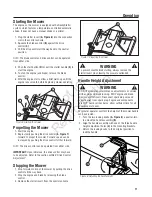 Preview for 11 page of Snapper ENXT22875E Operator'S Manual