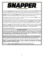 Preview for 17 page of Snapper ER195517B Safety Instructions & Operator'S Manual