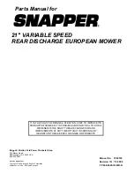 Preview for 20 page of Snapper ESPV21675 (7800253) Parts Manual