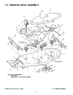 Предварительный просмотр 4 страницы Snapper Finishing Mower Parts Manual