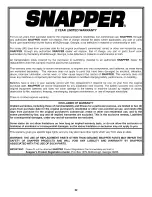 Preview for 22 page of Snapper HWPS26700BV Safety Instructions & Operator'S Manual