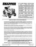 Предварительный просмотр 16 страницы Snapper HYT18 Series Safety Instructions & Operator'S Manual