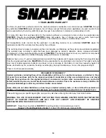 Предварительный просмотр 19 страницы Snapper I55223 Safety Instructions & Operator'S Manual