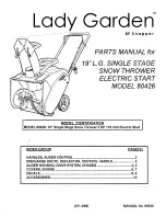 Snapper Lady Garden 80426 Parts Manual preview