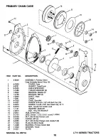 Предварительный просмотр 18 страницы Snapper LT11 SERIES Parts Manual