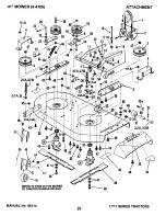 Предварительный просмотр 26 страницы Snapper LT11 SERIES Parts Manual