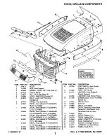 Preview for 3 page of Snapper LT125G38AKV Parts Manual