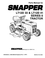 Snapper LT12D Parts Manual предпросмотр