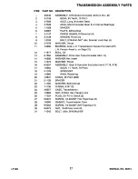 Preview for 17 page of Snapper LT12D Parts Manual