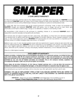 Preview for 81 page of Snapper LT145H33FBV, LT145H38FBV Safety Instructions & Operator'S Manual