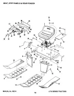 Предварительный просмотр 10 страницы Snapper LT16 Series 1 Parts Manual