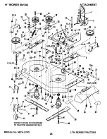 Предварительный просмотр 26 страницы Snapper LT16 Series 1 Parts Manual