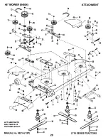 Предварительный просмотр 28 страницы Snapper LT16 Series 1 Parts Manual