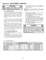 Предварительный просмотр 30 страницы Snapper LT160H42FBV Operator'S Manual