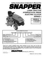 Preview for 46 page of Snapper LT160H42IBV Safety Instructions & Operator'S Manual