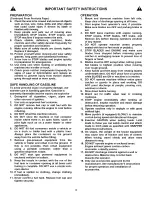 Preview for 3 page of Snapper LT180H331BV series I Safety Instructions & Operator'S Manual