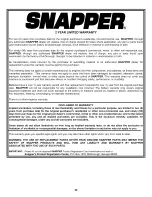 Preview for 38 page of Snapper LT180H331BV series I Safety Instructions & Operator'S Manual