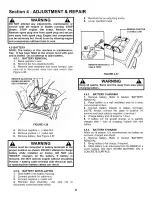 Предварительный просмотр 31 страницы Snapper LT180H42IBV Operator'S Manual