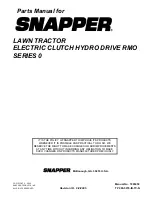 Preview for 66 page of Snapper LT18400 Parts Manual